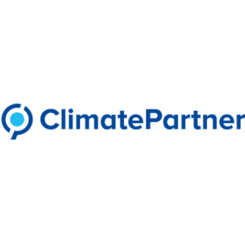 The logo for climate partners.