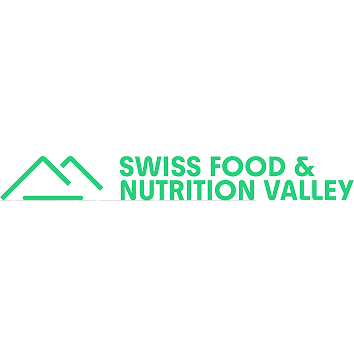 The logo for swiss food and nutrition valley.