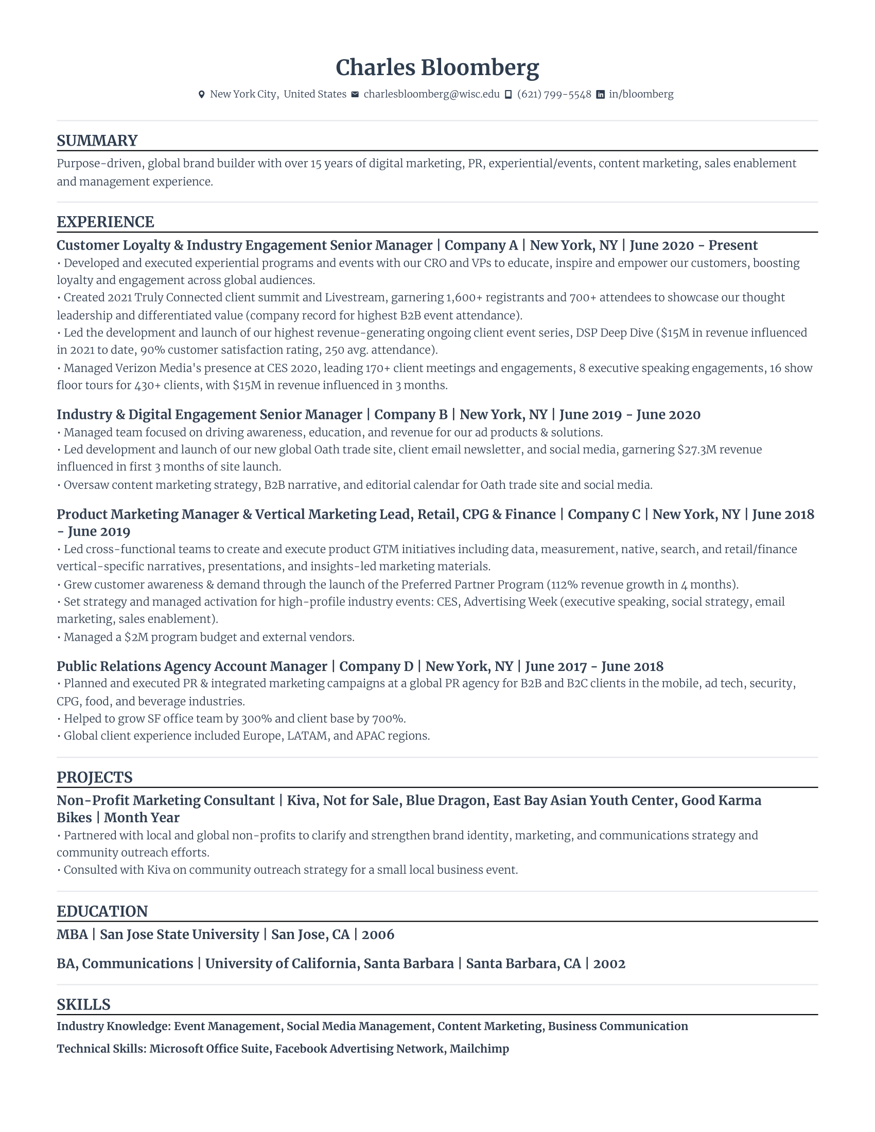 Product marketing Manager