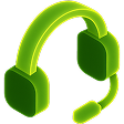 headphone for support icon