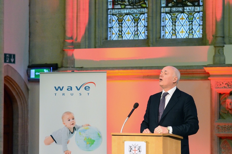 Iain Duncan Smith at The Guildhall - Sir Iain Duncan Smith MP is a former leader of the Conservative Party in the UK, and a Patron of WAVE. Here he is speaking at a WAVE event in The Guildhall, a 15th Century ceremonial building in the City of London.