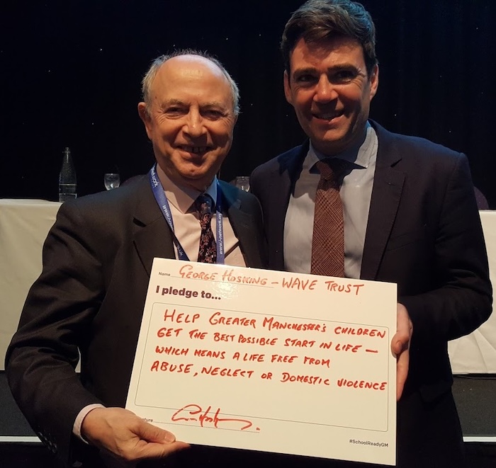 George Hosking and Andy Burnham - Andy Burnham is a former Labour Cabinet Minister, and now Mayor of Greater Manchester, with me at an event in Greater Manchester