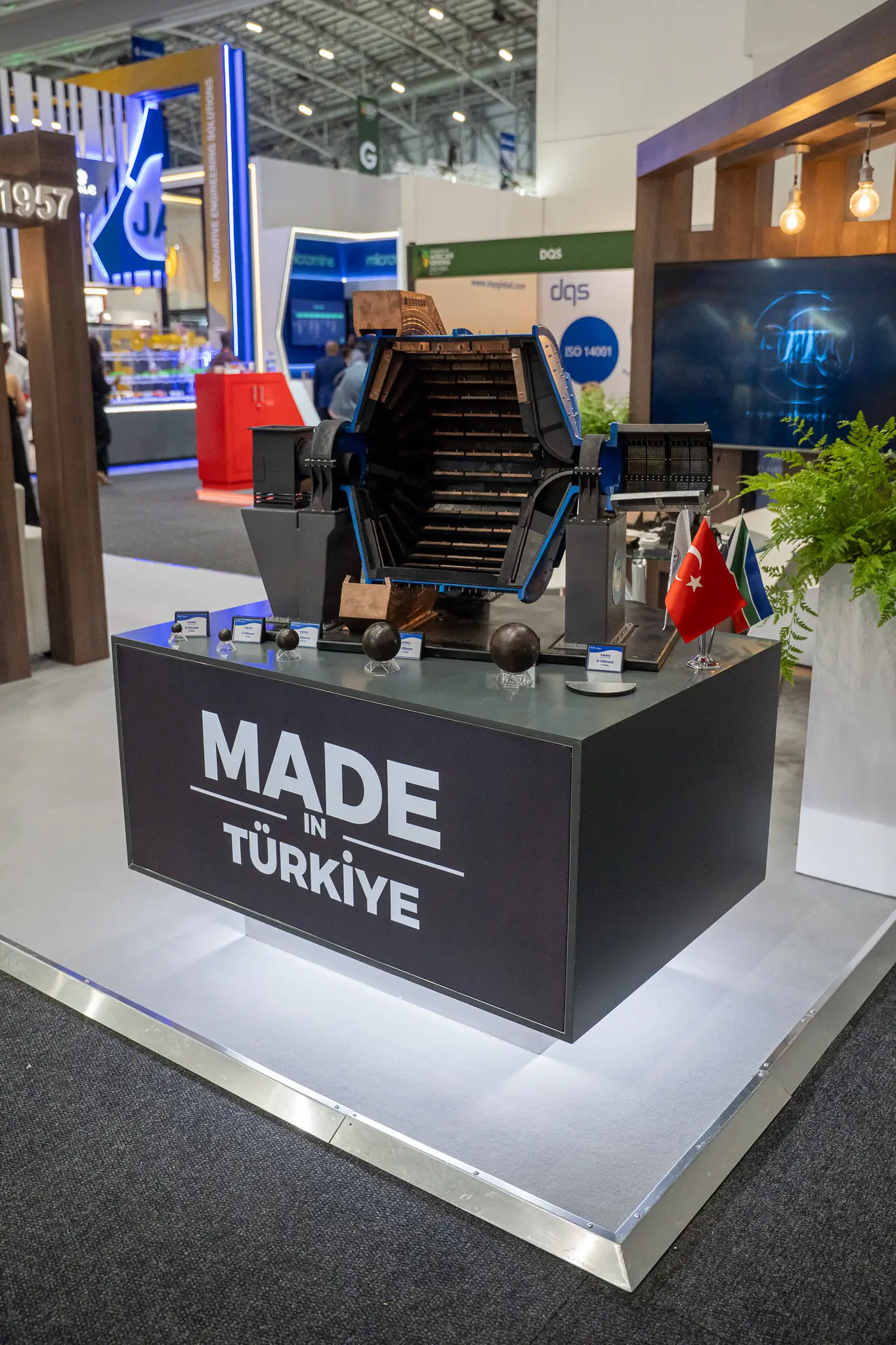 MADE-branded booth detail at Mining Indaba 2026 — Mining Indaba photographer Cape Town