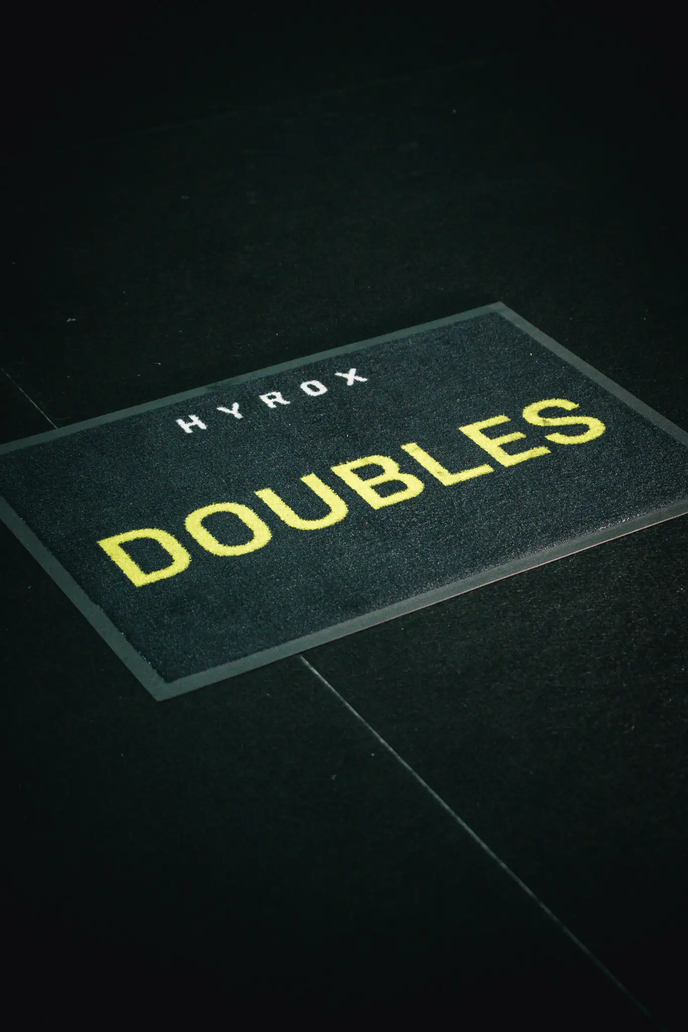 HYROX Cape Town Doubles station marker — HYROX event photographer Cape Town