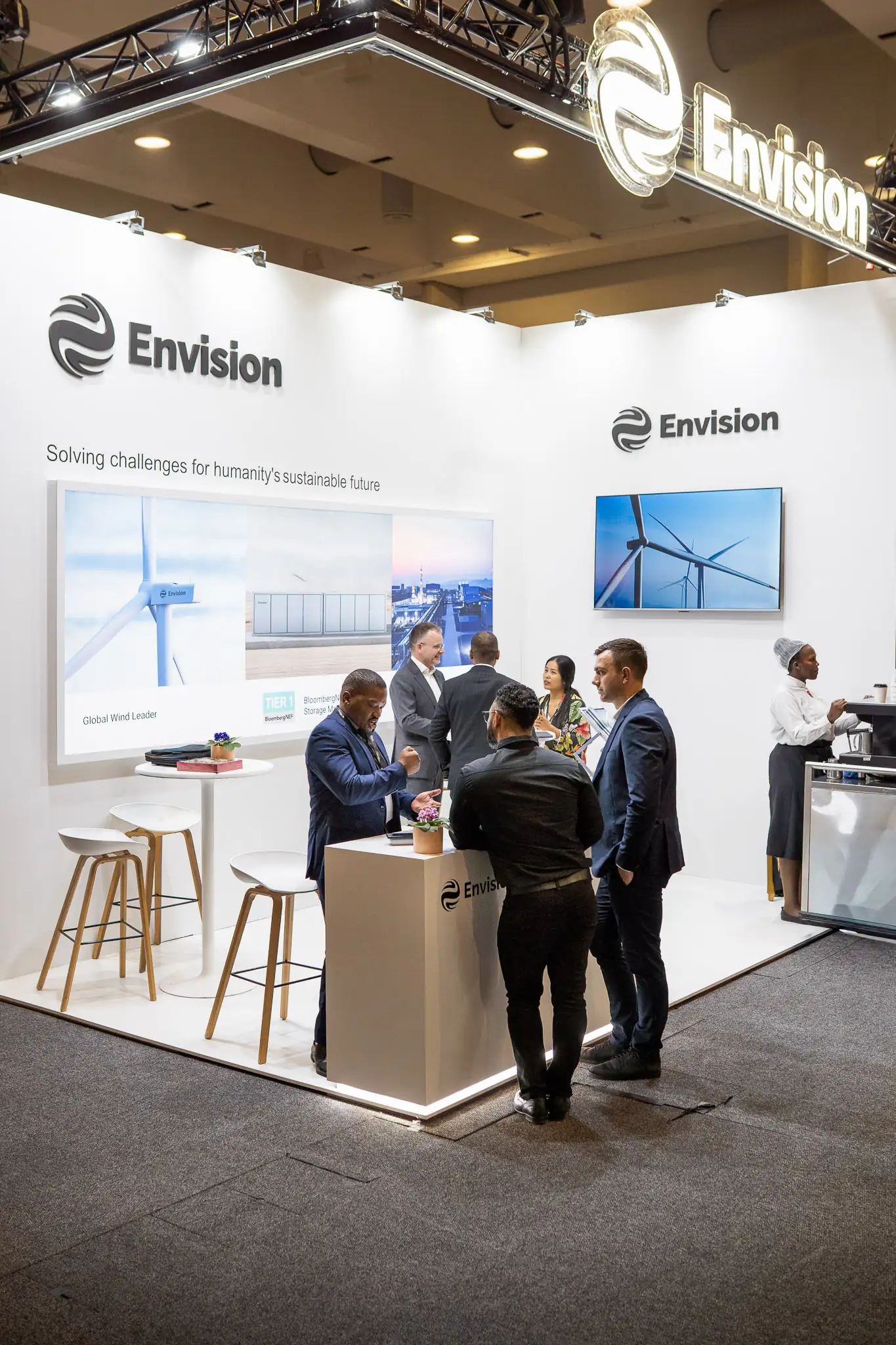 Envision Energy booth atmosphere at Windaba 2025 — Envision Energy Windaba photographer Cape Town