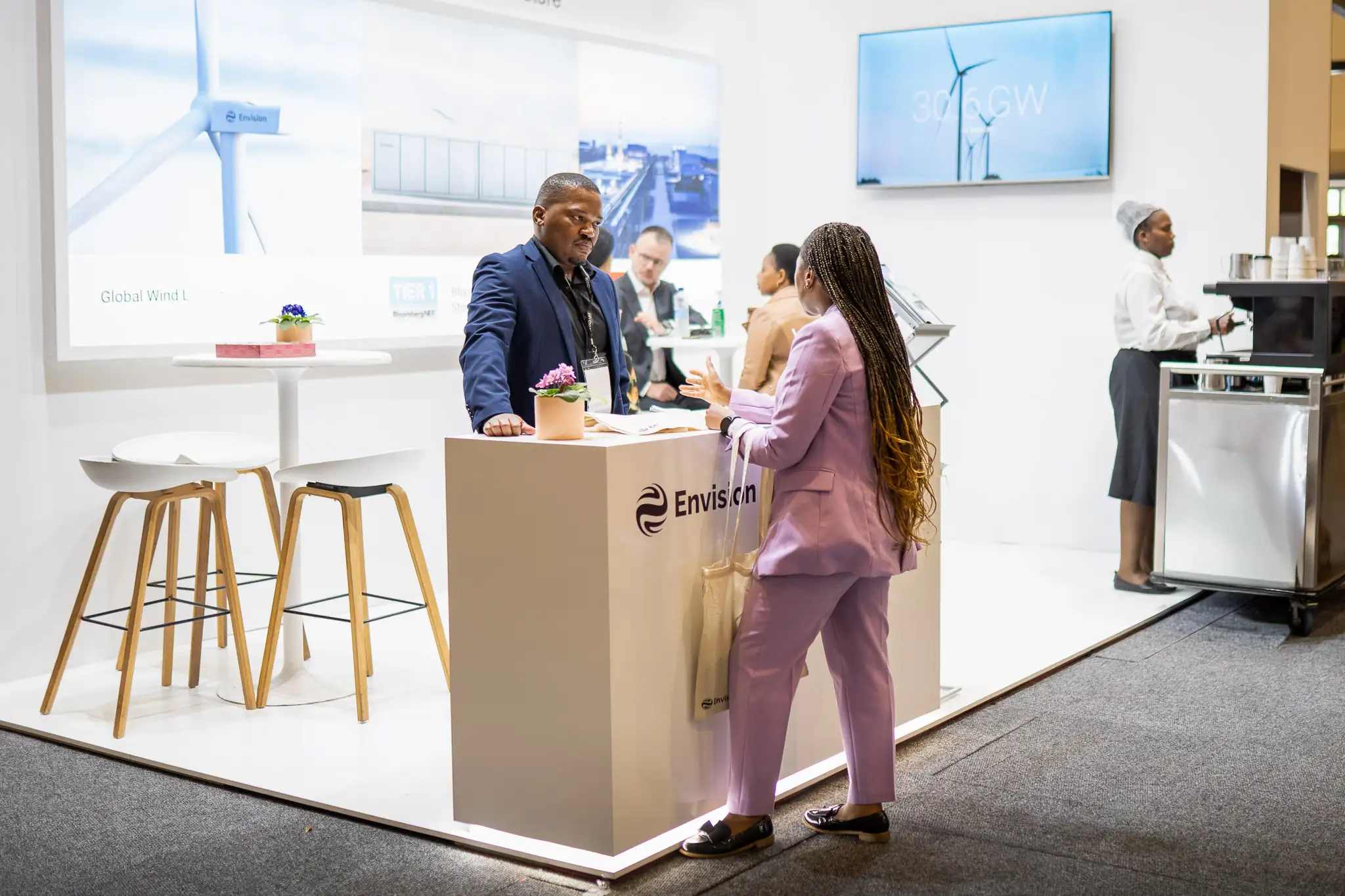 Interview session at Windaba 2025 — Wind Africa conference photographer Cape Town
