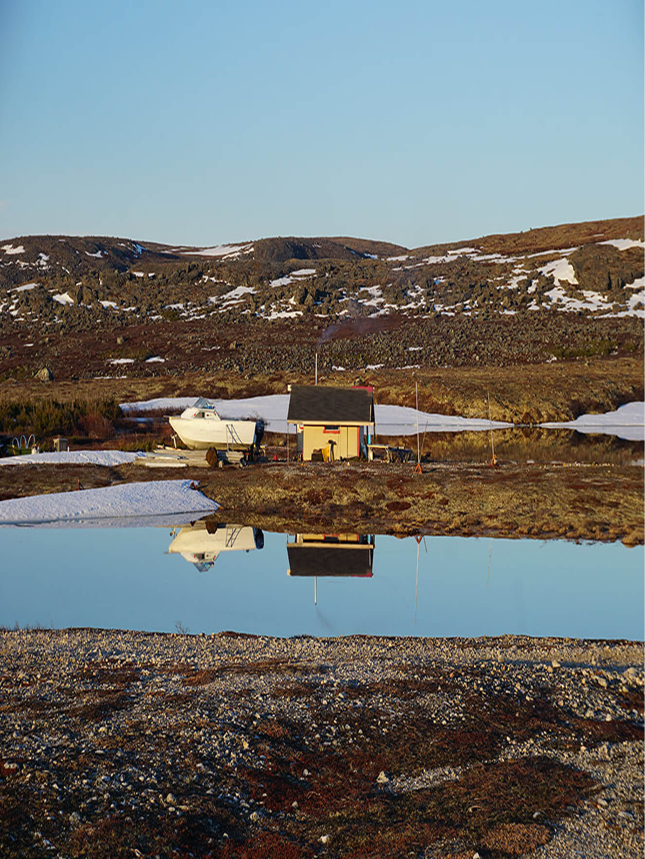 Cabine sur le land à Kangiqsualujjuag