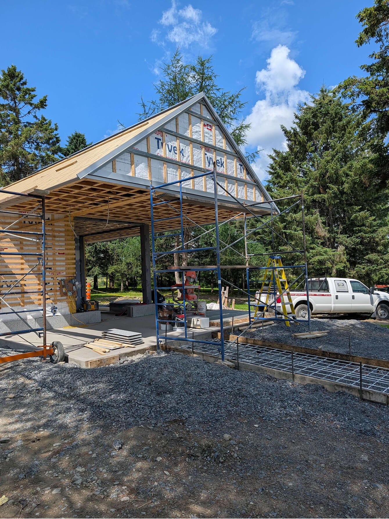 chantier de construction