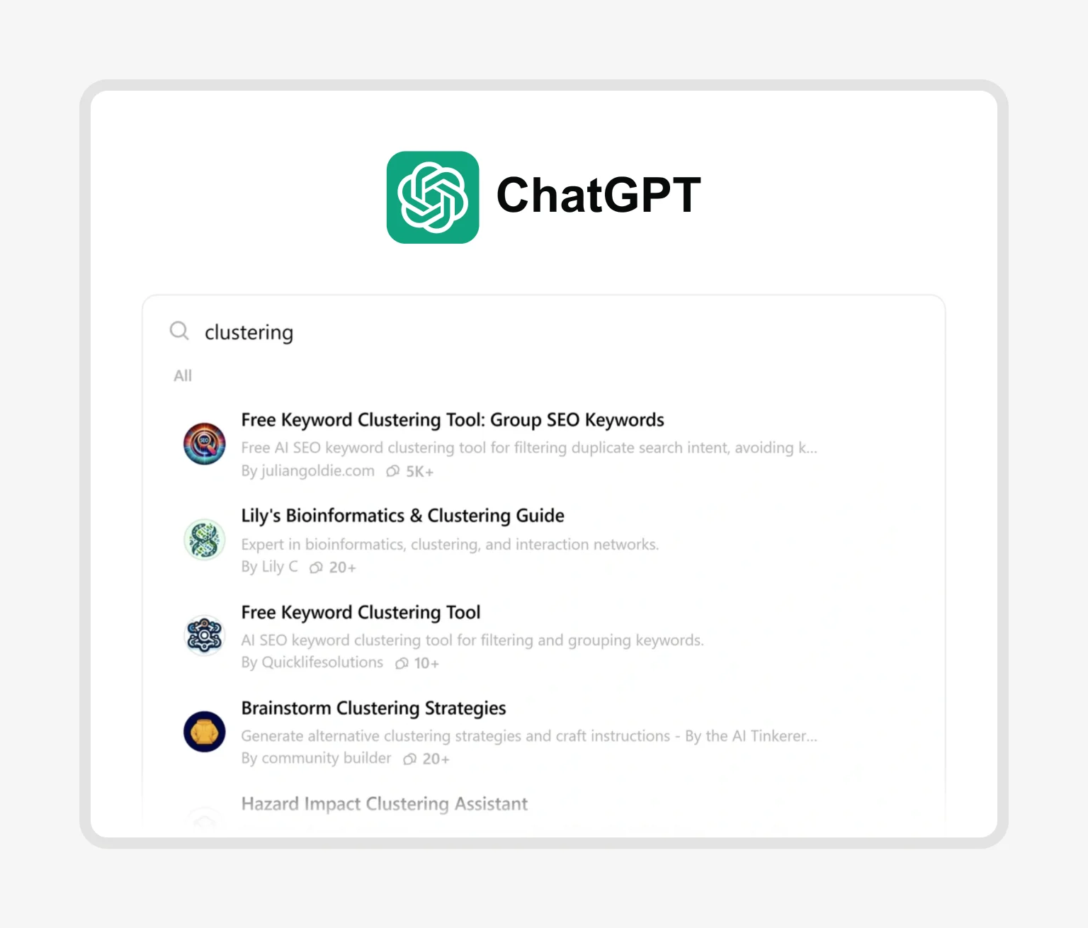 Custom GPT tools make keyword grouping faster and more accurate