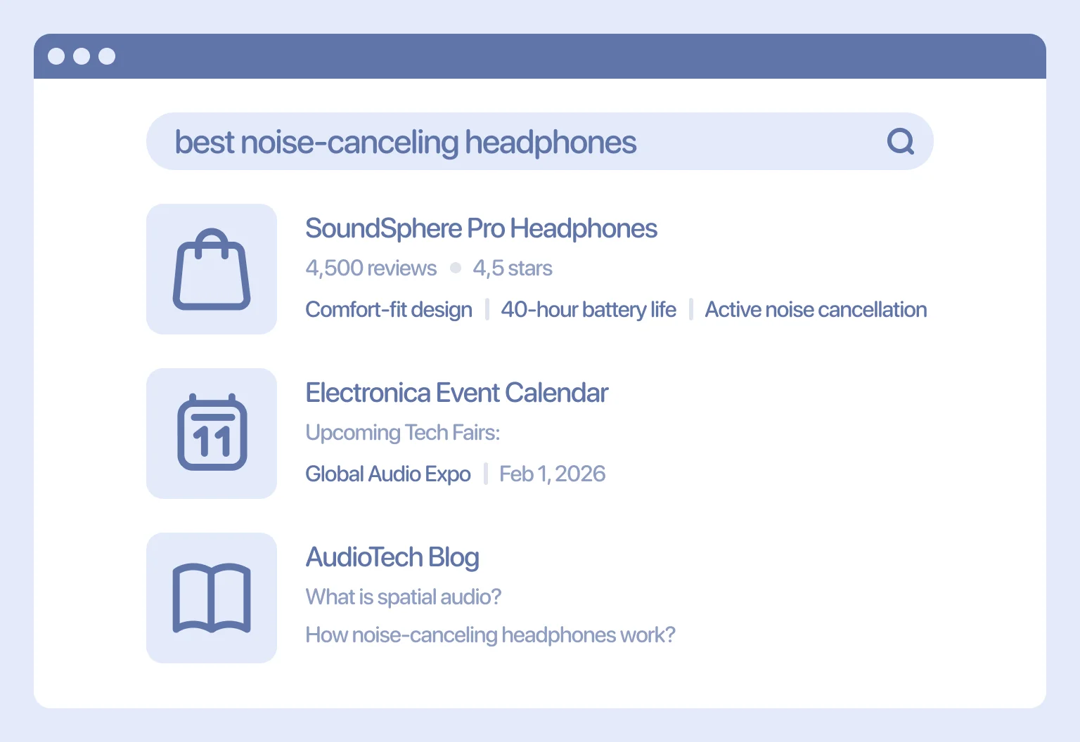Enriched search snippets offer users richer insights