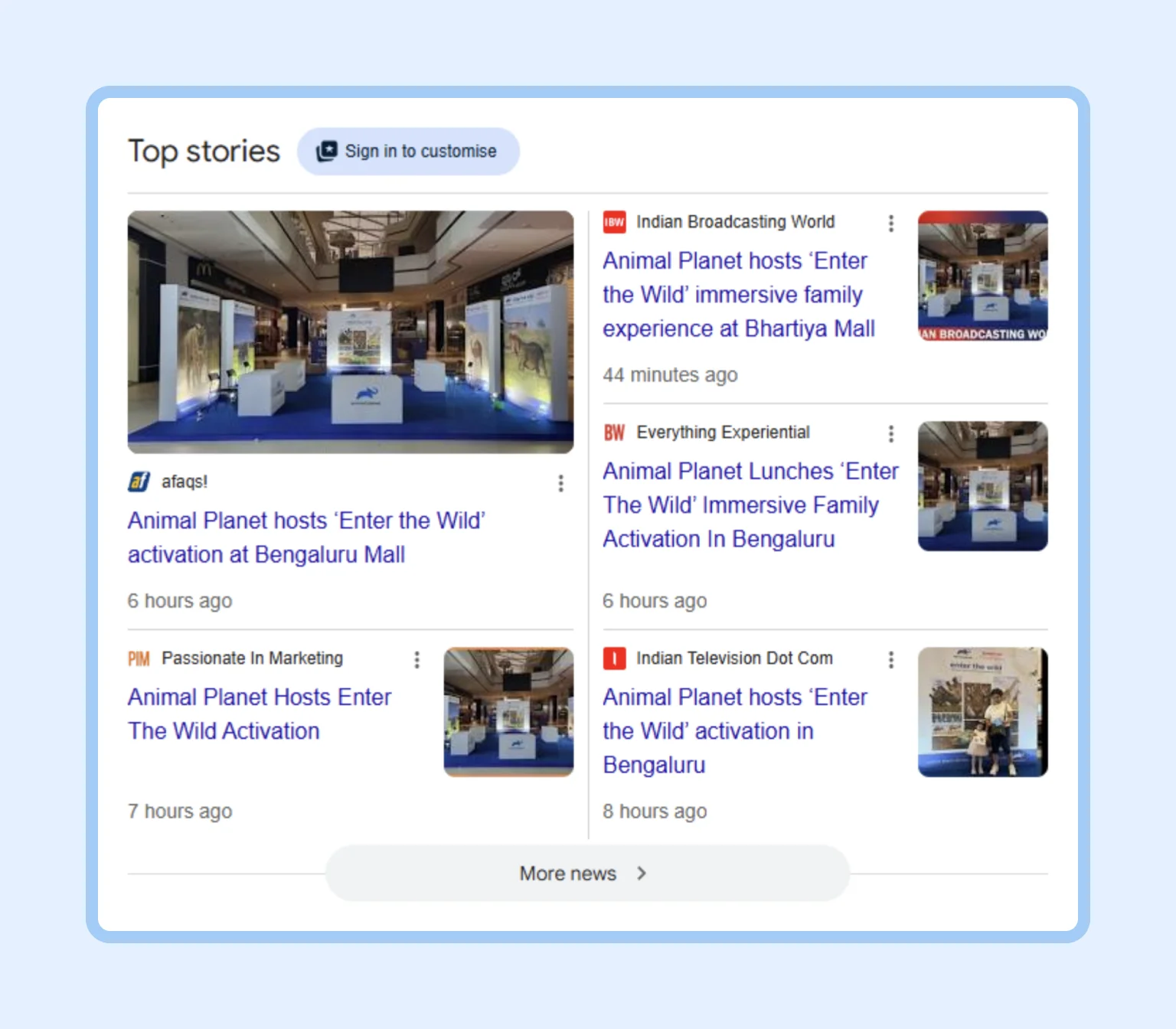 Up-to-date content dominates breaking queries