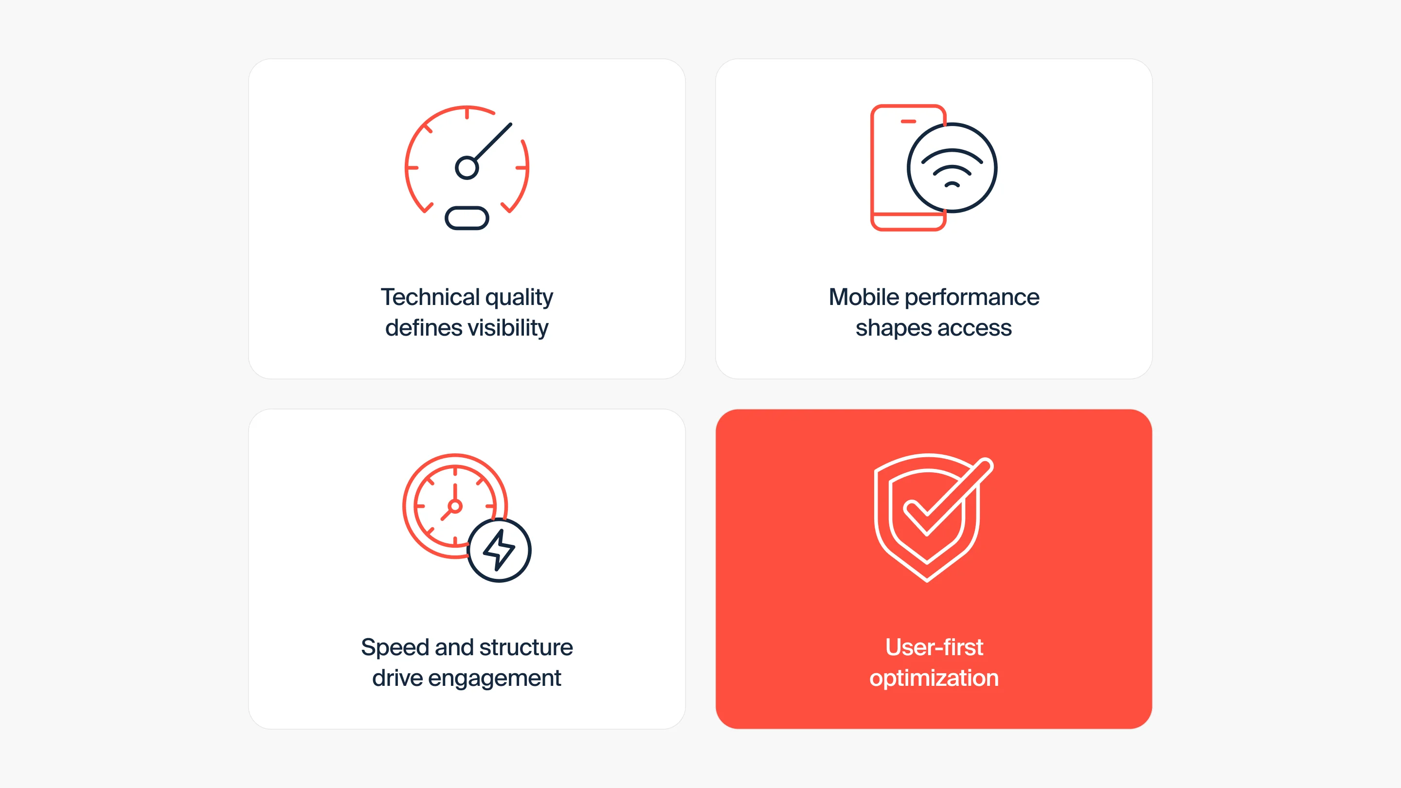 SEO strengthens user experience through speed and clarity