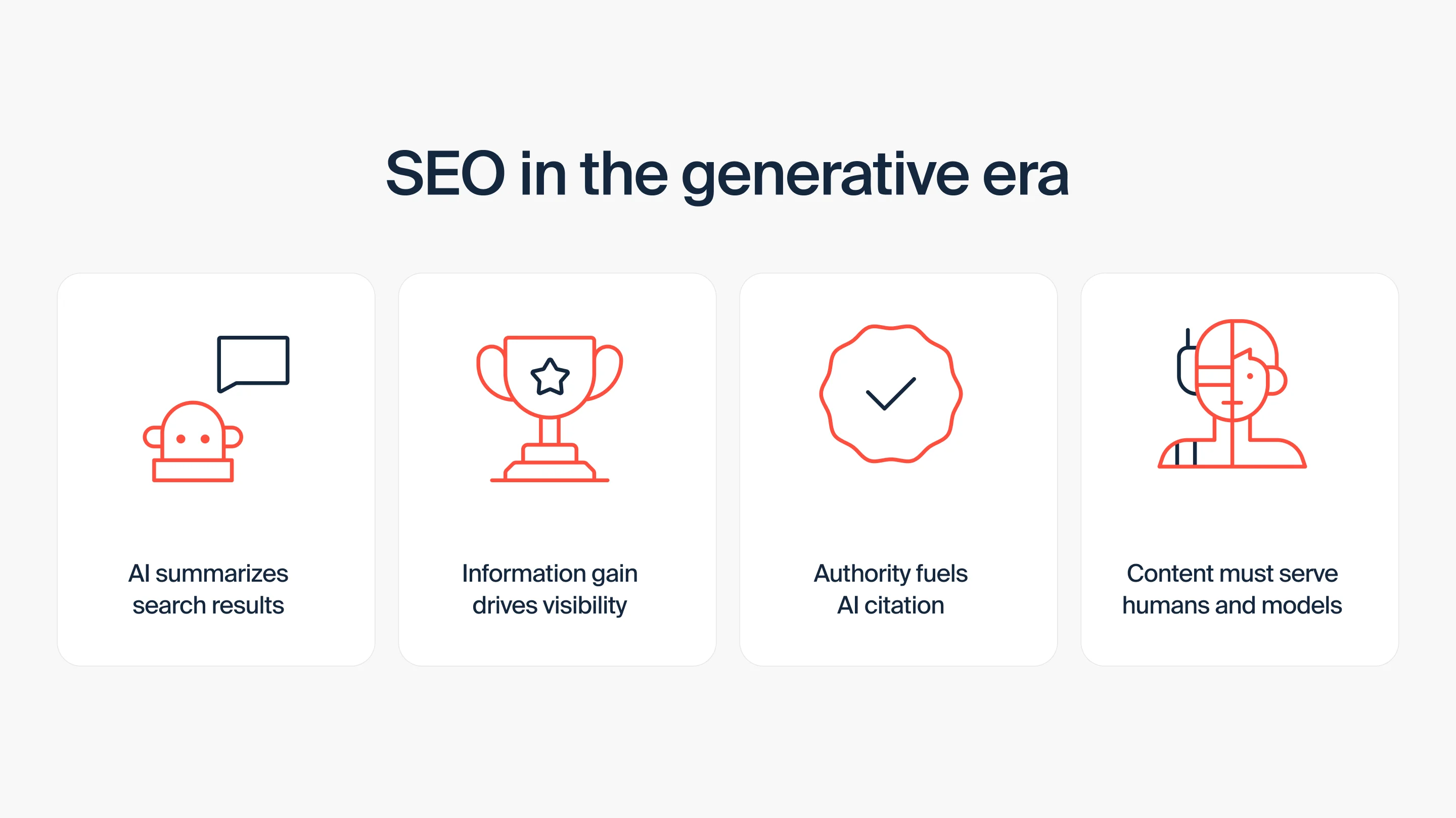 AI rewards authoritative and information-rich SEO content sources