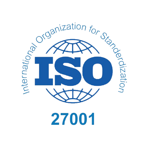 ISO 27001 certification badge