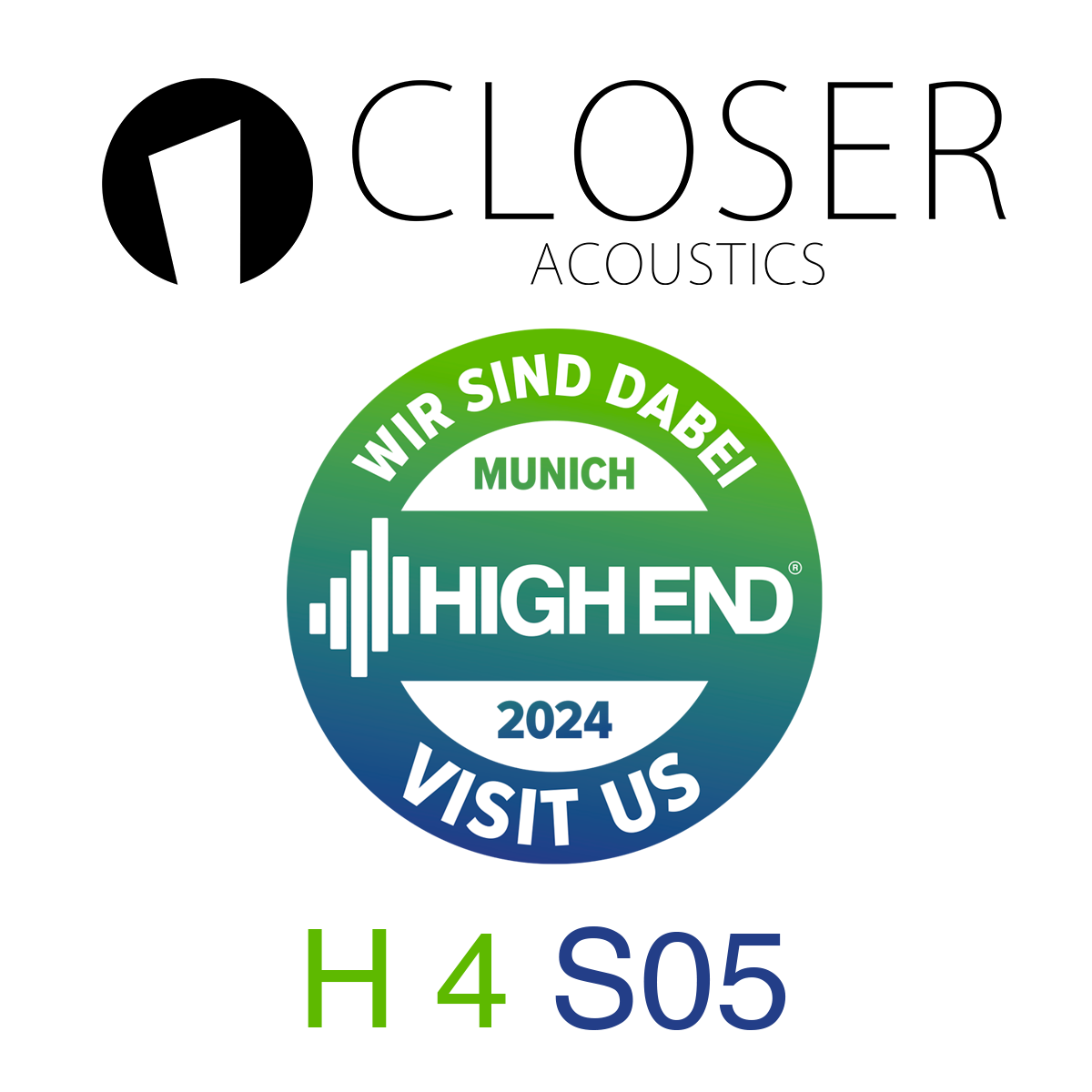 Closer Acoustics debuts on High End Munich 2024