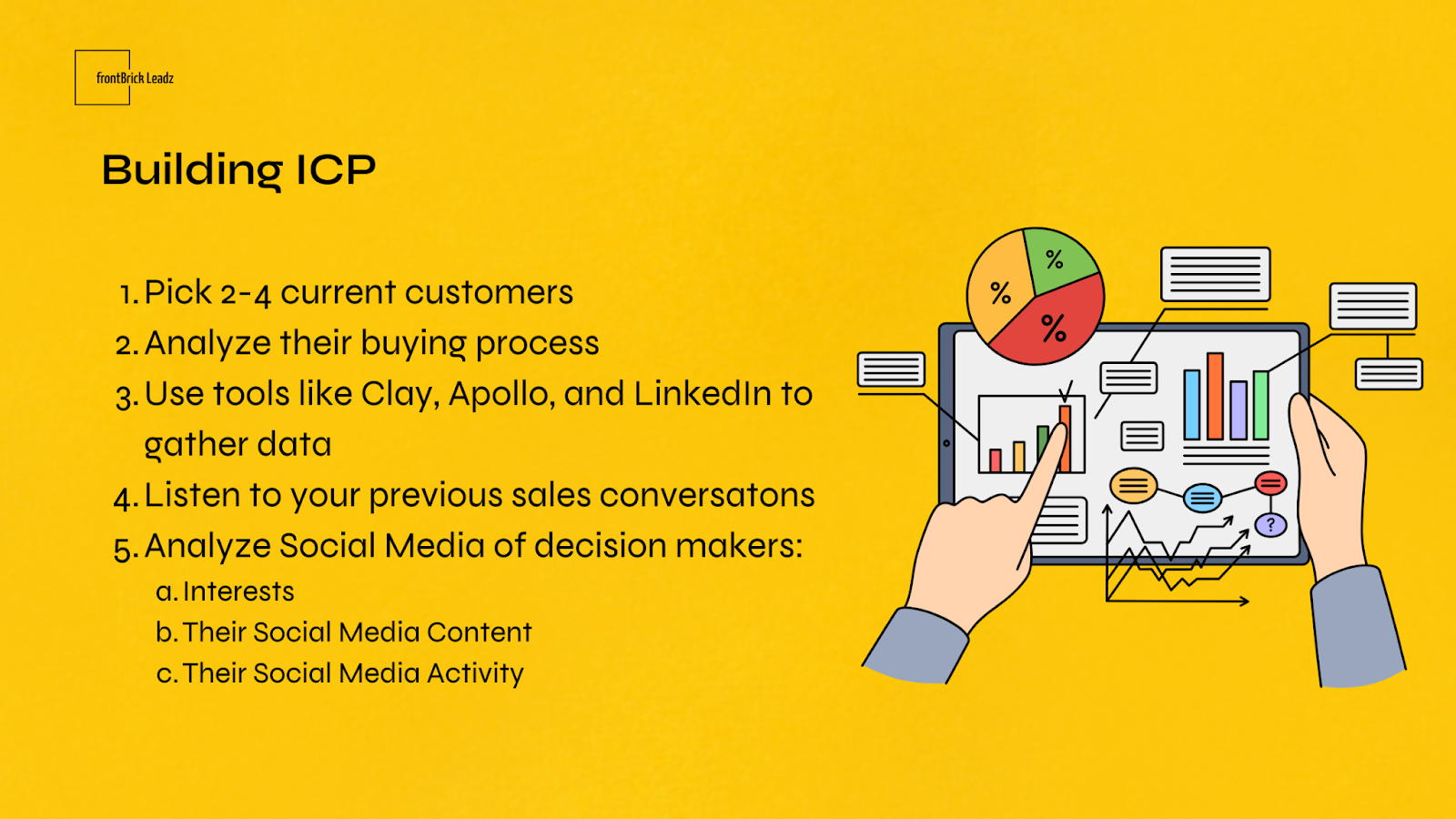 common data points to analyze with ICP in sales