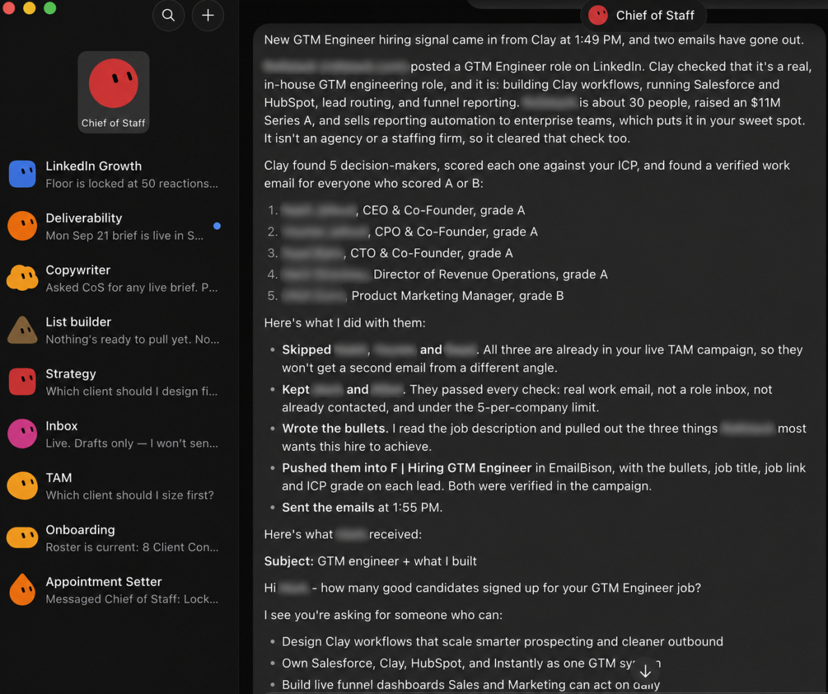 Grok Bot processing qualified leads and checking existing campaigns