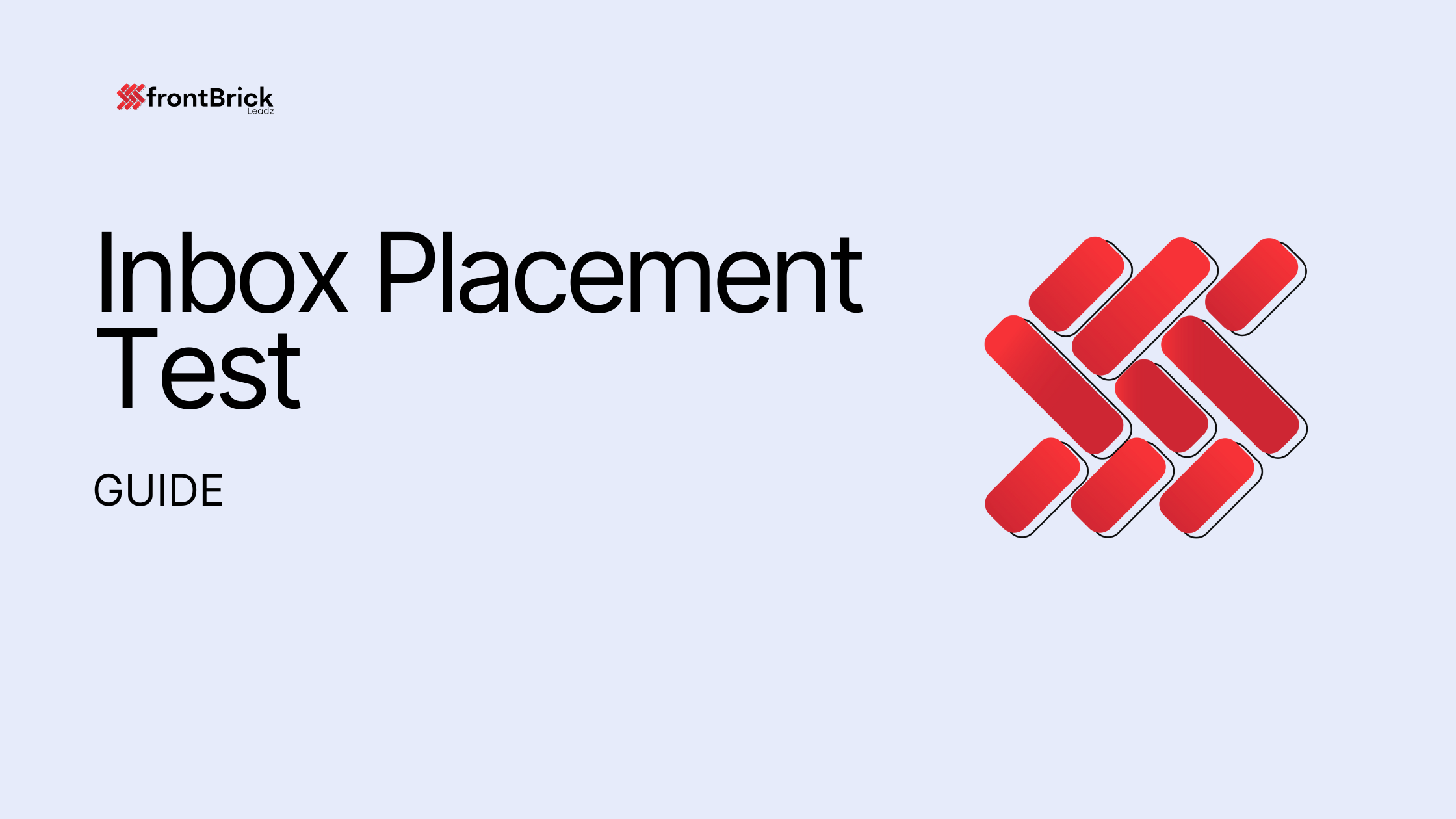frontBrick Inbox Placement Test guide cover.