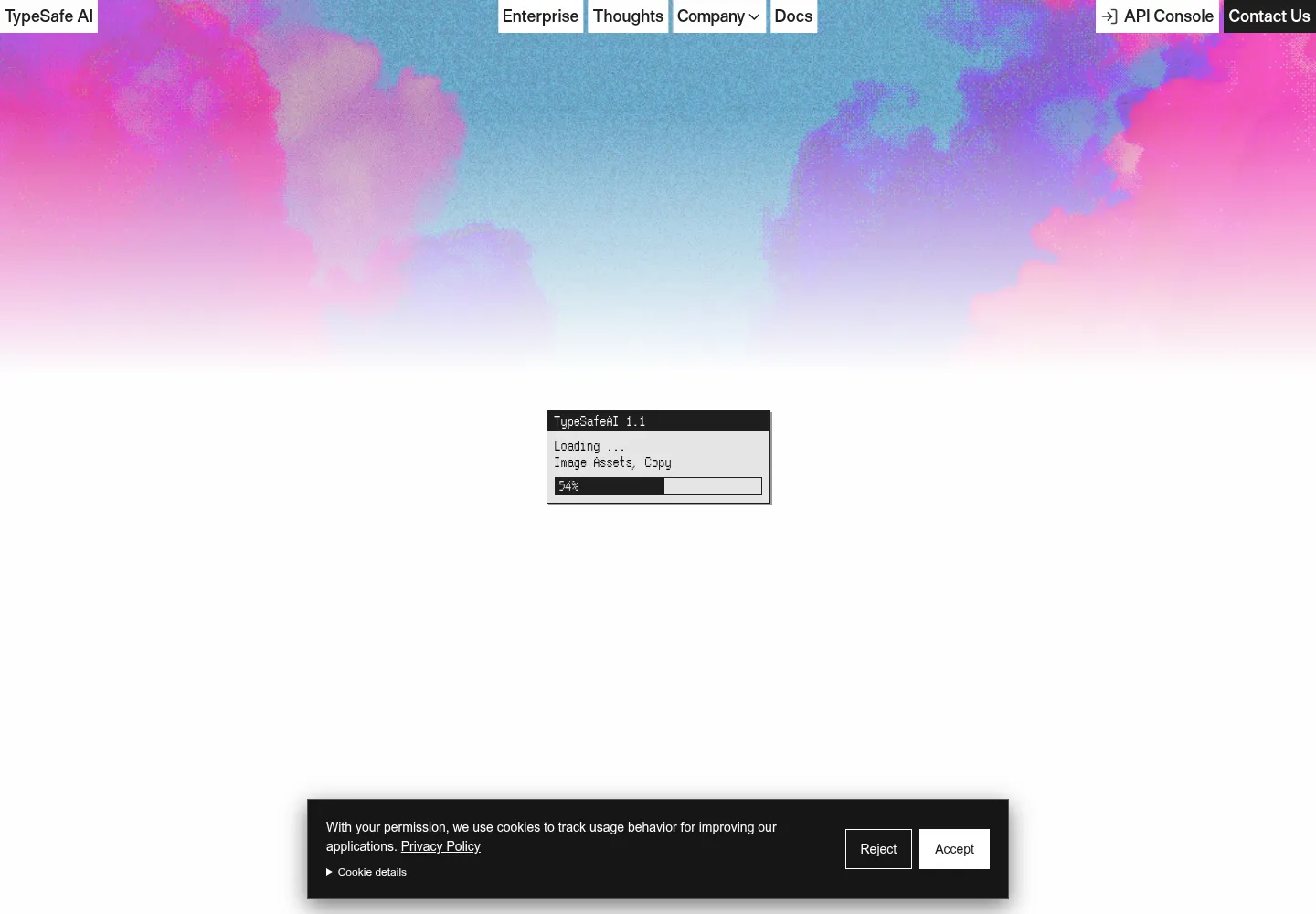 Jev by TypeSafe AI official website, October 2026