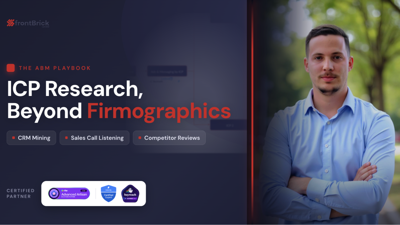 ICP research beyond firmographics