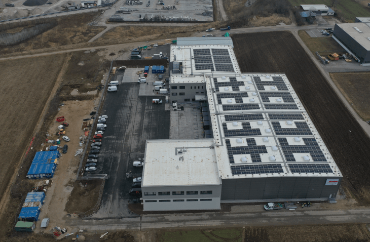 Meyer Logistik - Multitemperaturlager - Drohnenfoto