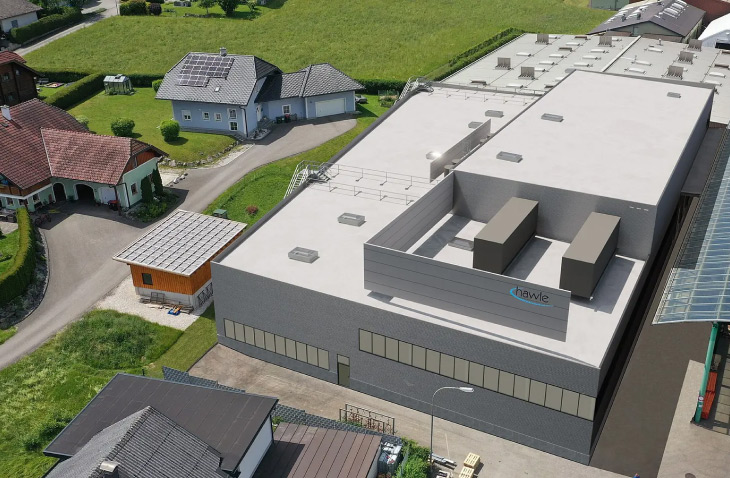 3D Rendering der geplanten Fertigungshalle von Hawle