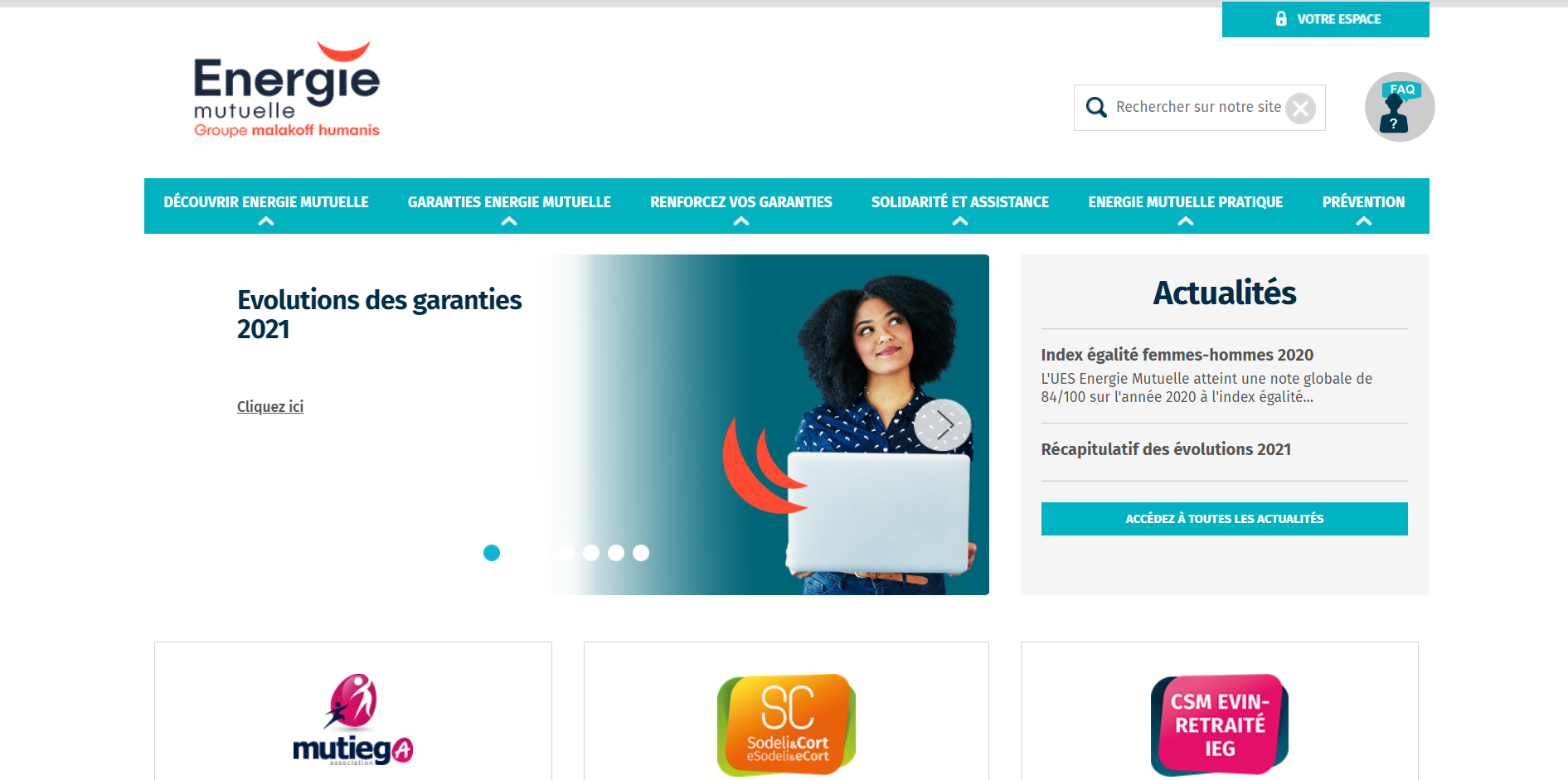 Energie Mutuelle : Digitalisation et refonte des espaces adhérents, entreprises et courtiers.