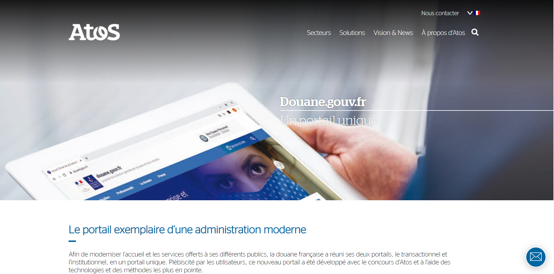 Atos : Le portail unique de la douane pour les professionnels et particuliers