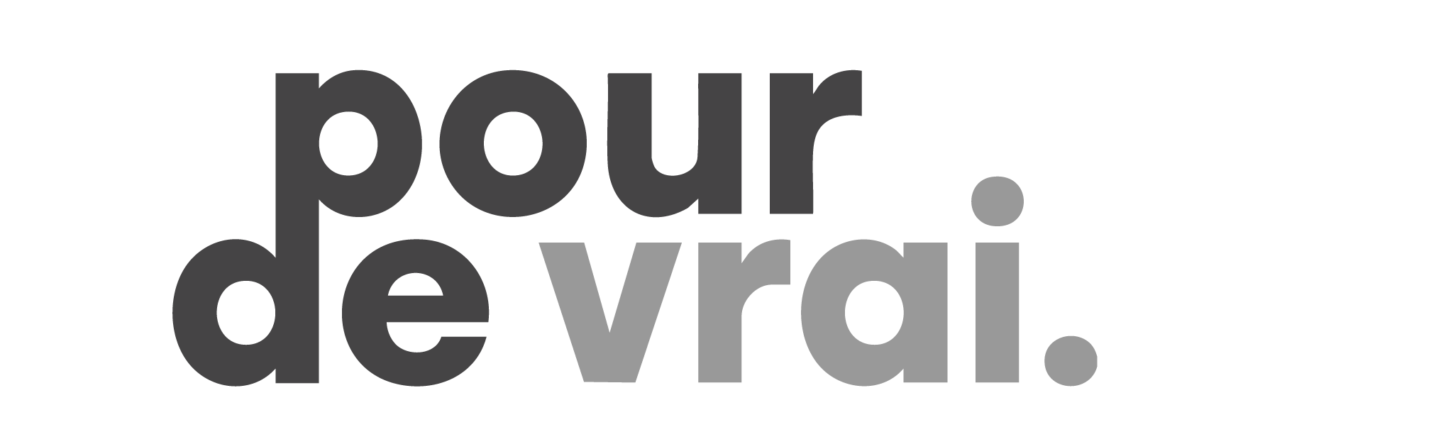 logo pour de vrai