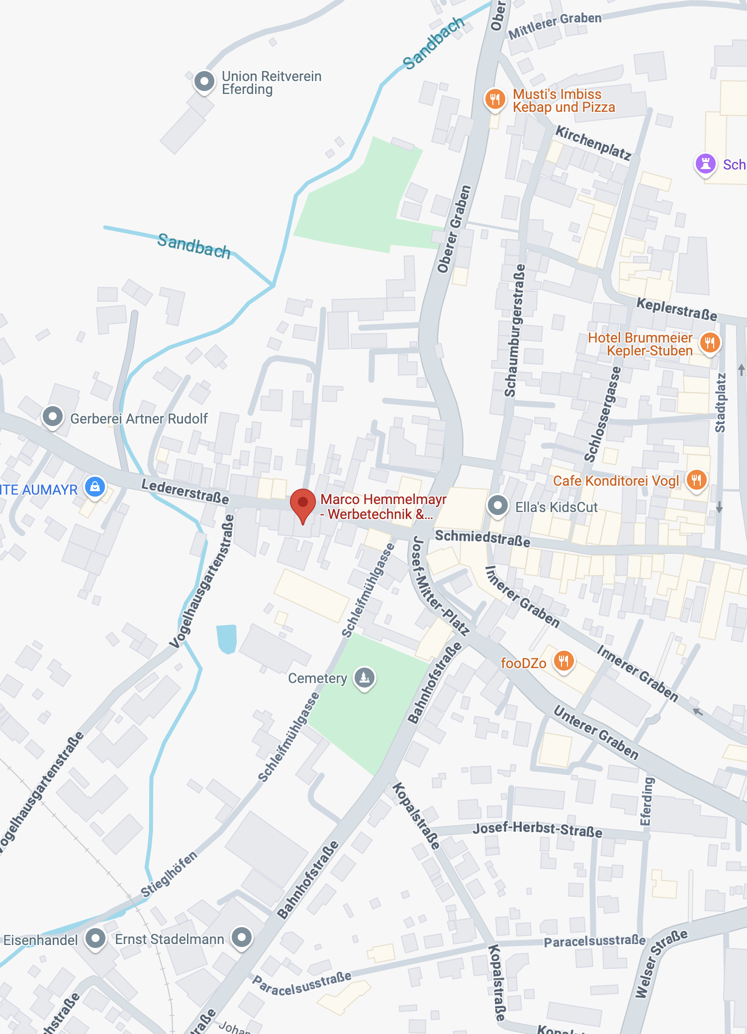Google Maps Eintrag von Hemmelmayr