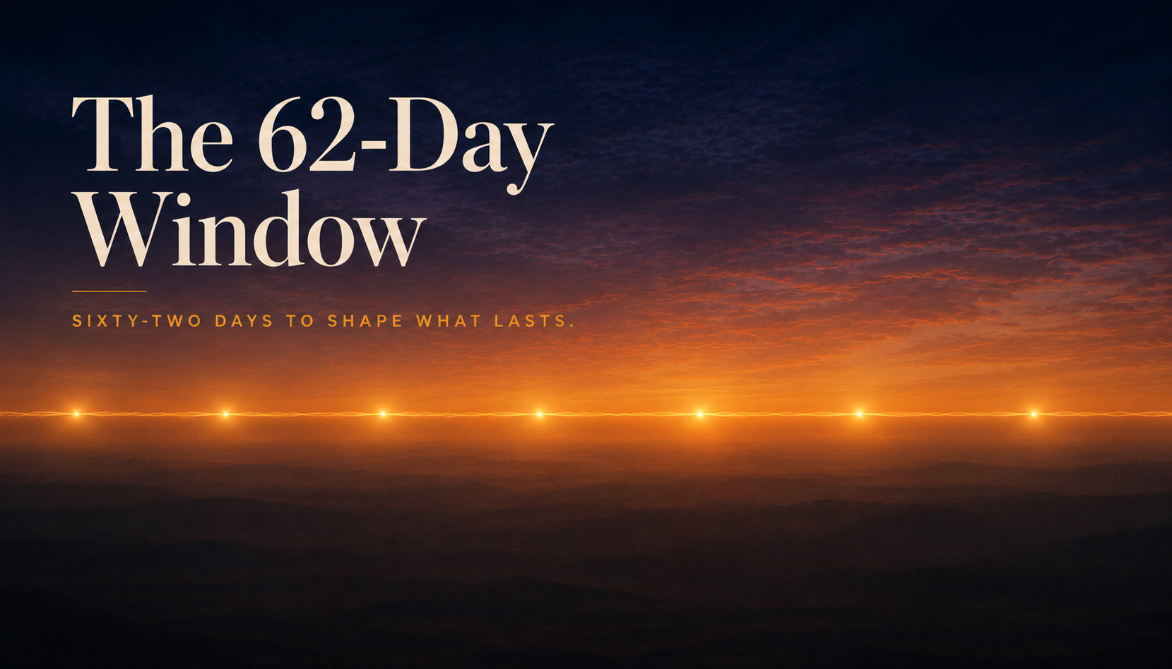 The 62-Day Window — A field manual for following up without begging. PR Bunker.