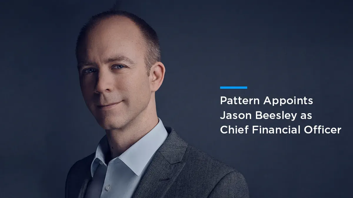Pattern Appoints Jason Beesley as Chief Financial Officer