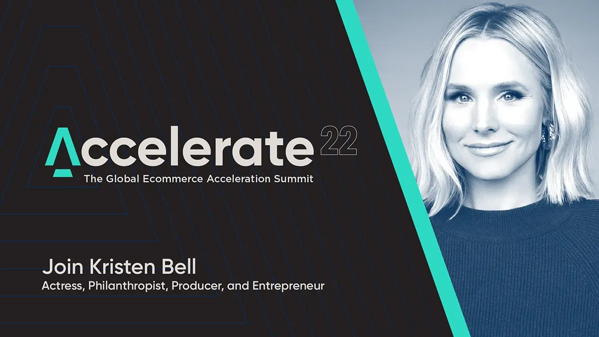 Kristen Bell To Headline Accelerate: The Global Ecommerce Acceleration Summit