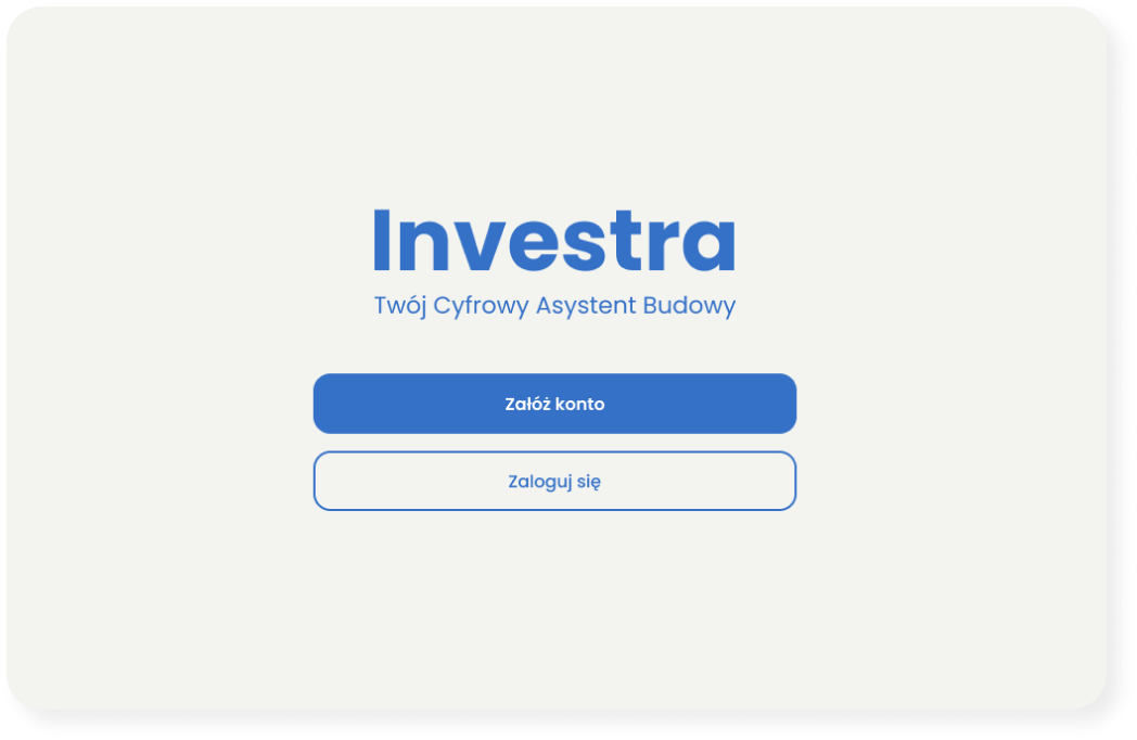 Investra. Twój cyfrowy asystent budowy.