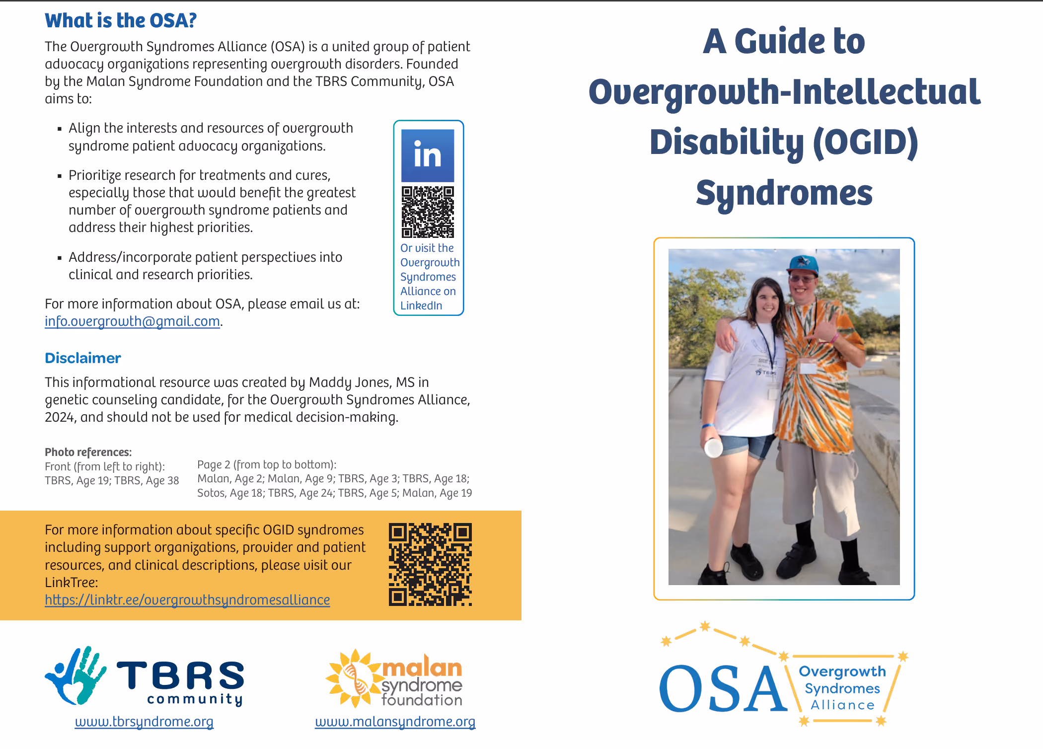 Check out the OSA's new brochure!