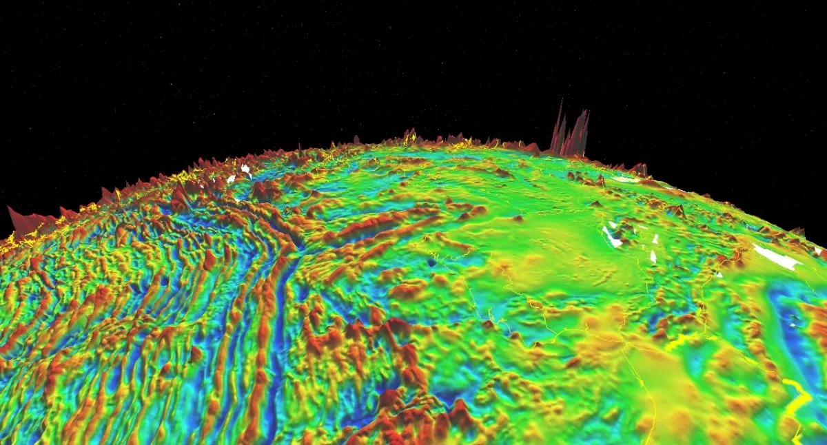 UAV geomagnetic resistance for mountain flights