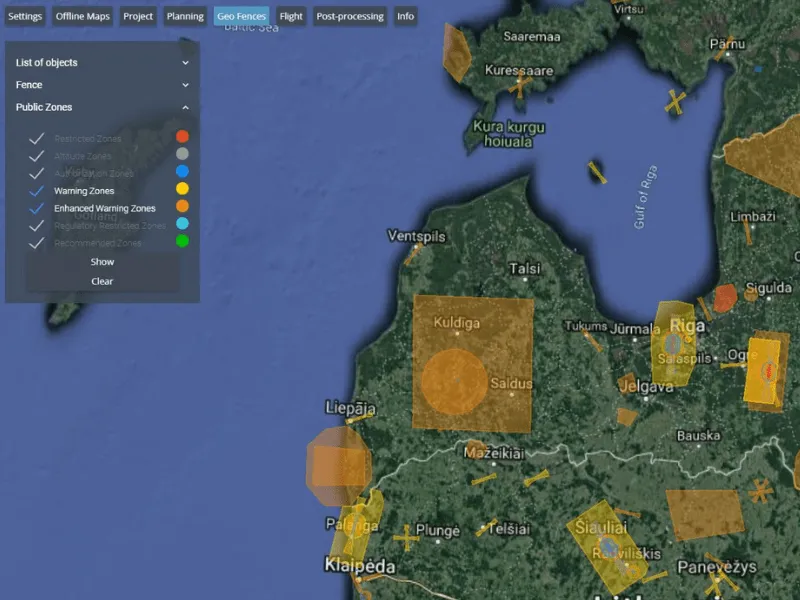 UAV geofencing and public zone operations