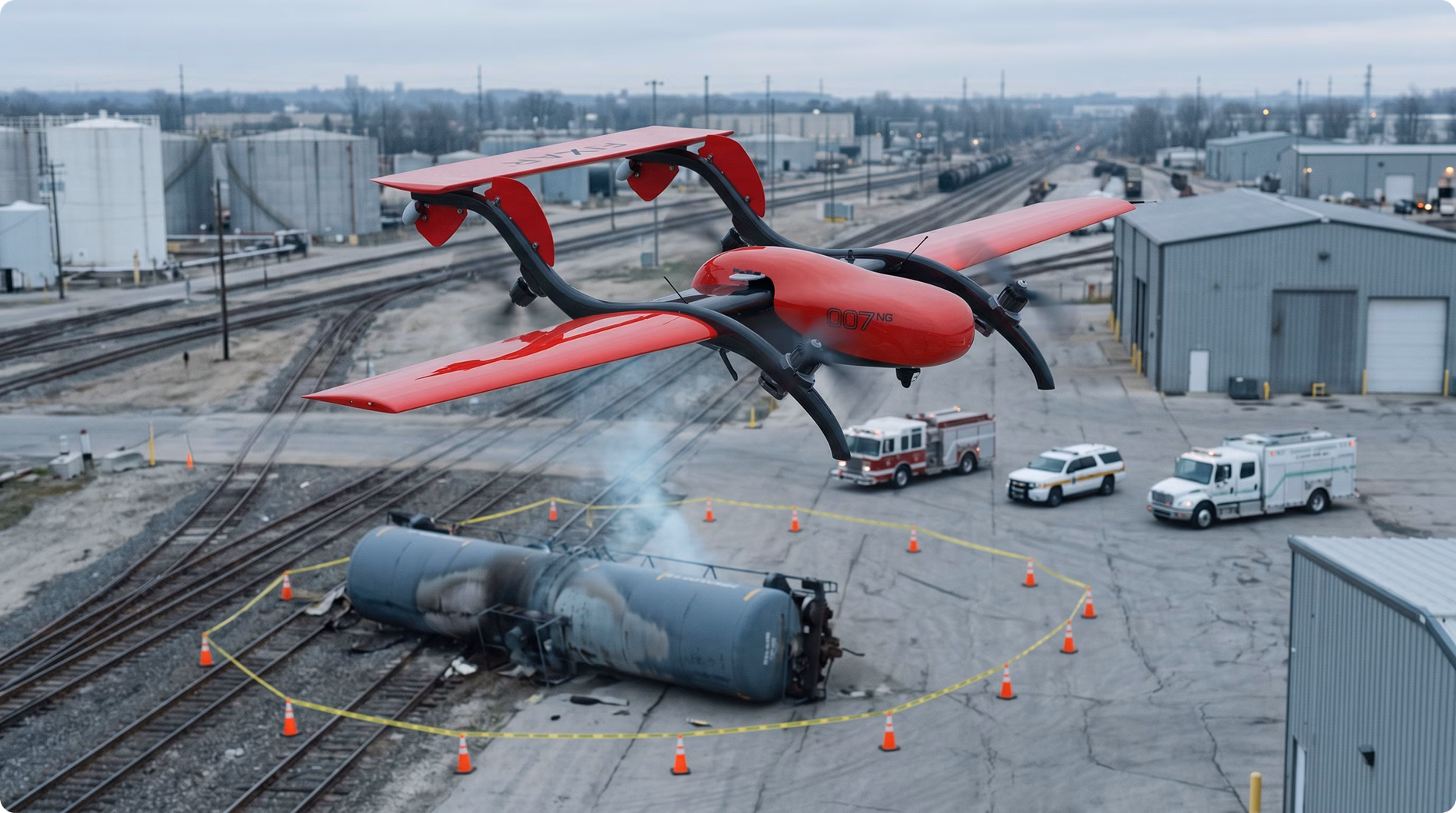 Hazmat UAV readiness for U.S. first responders