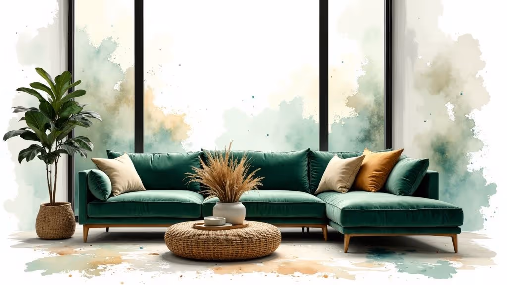 10 Fresh Green Living Room Ideas for a Stylish 2025