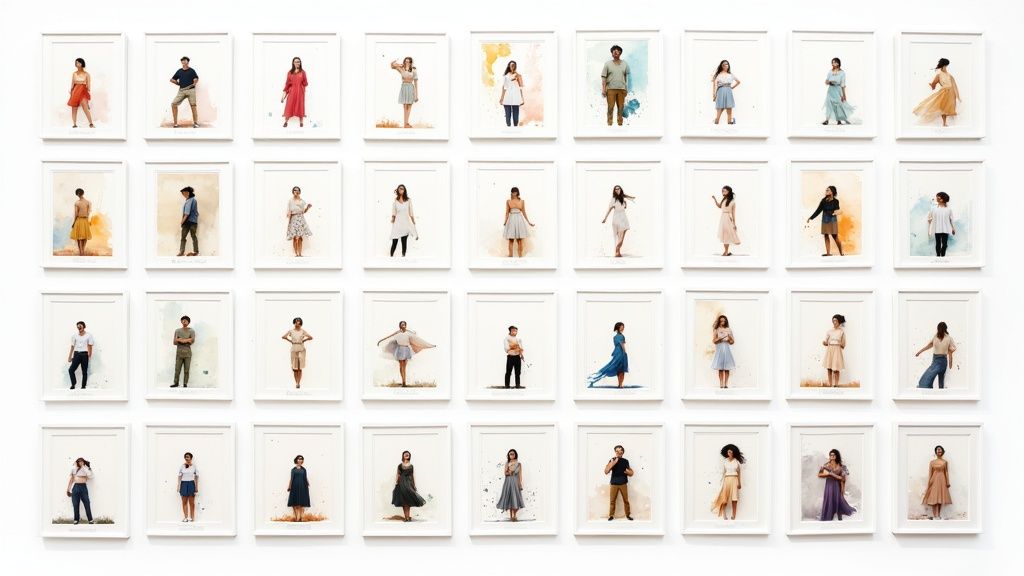 Grid Layout Gallery Wall