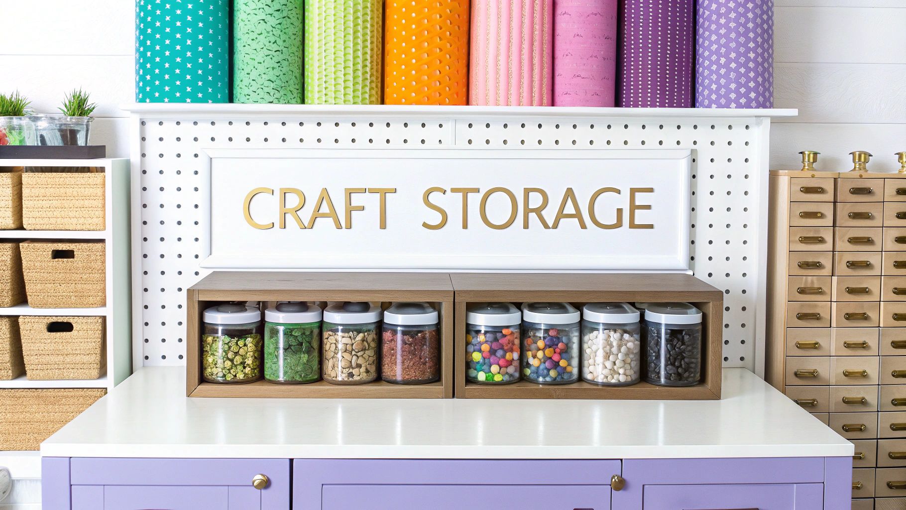 10 Creative Craft Storage Ideas for an Organised Space