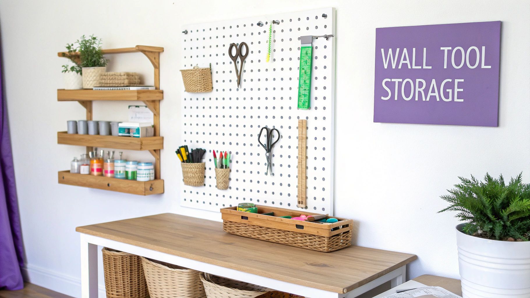 Pegboard Storage System