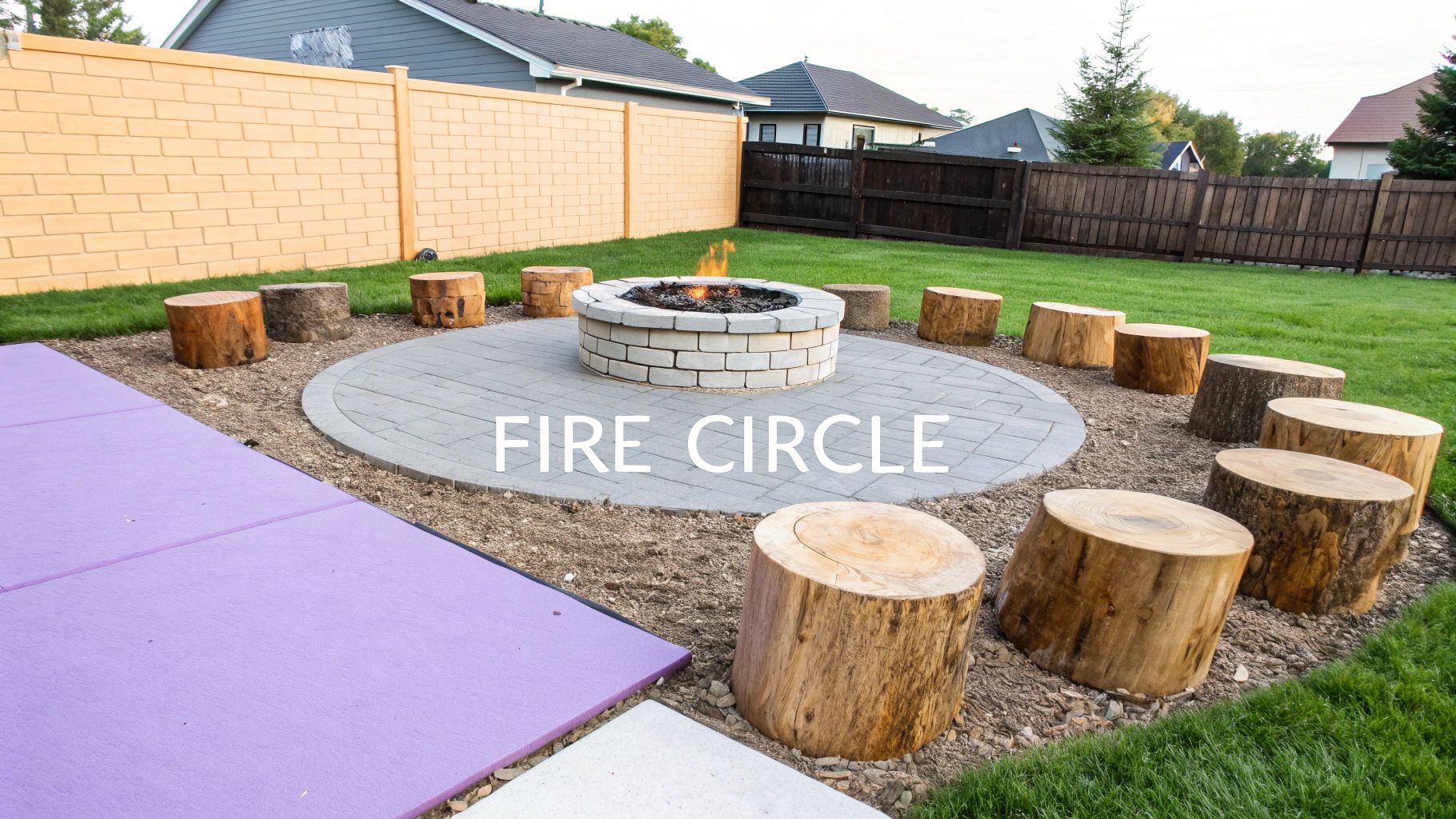 Fire Pit Gathering Circle
