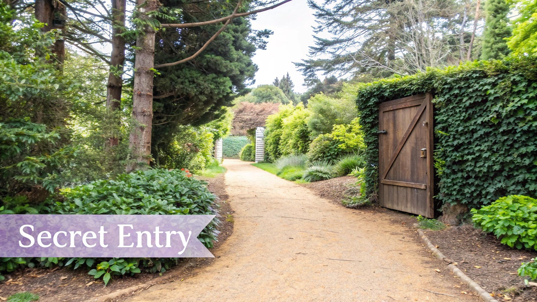 Hidden Entrance Garden