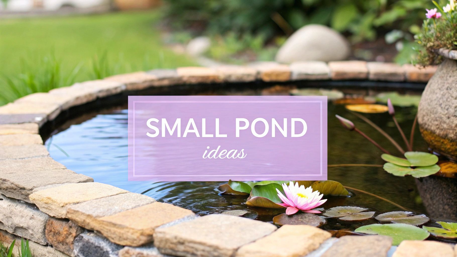 7 Inspiring Small Garden Ponds Ideas for 2025