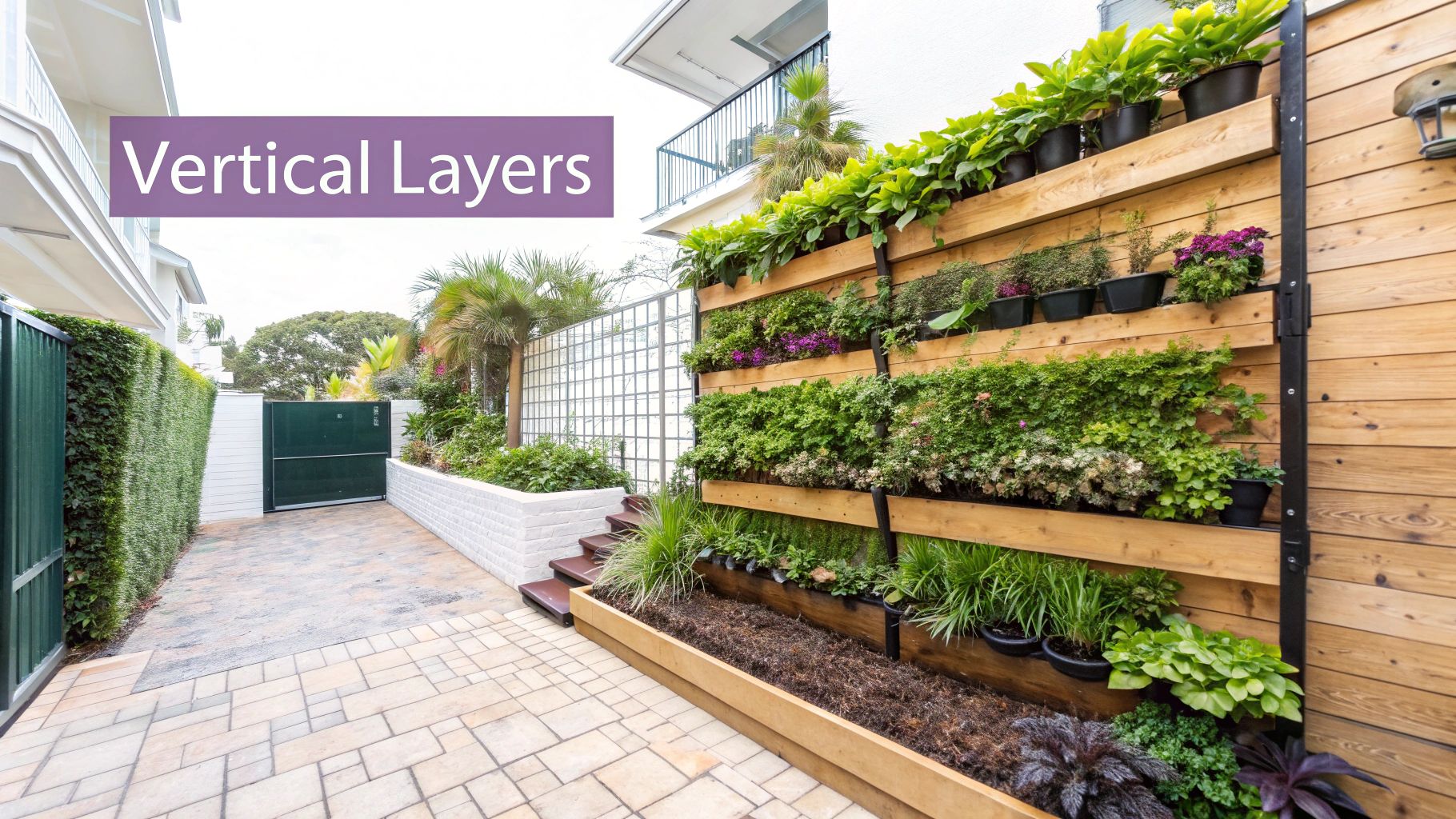 Layered Vertical Planting