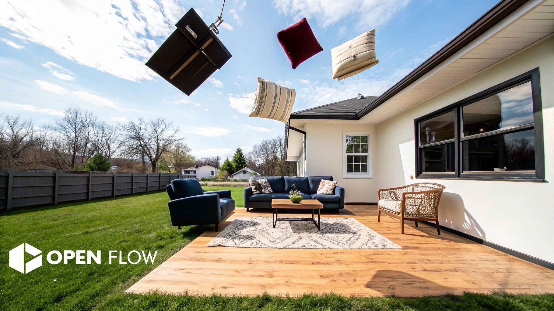 Floating Furniture Layout