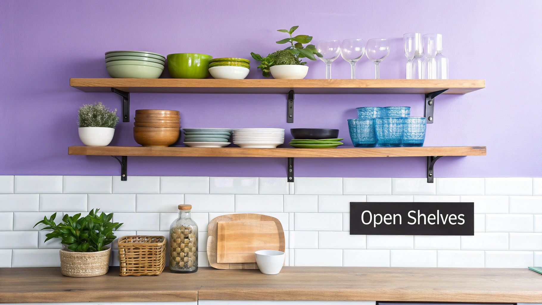 Open Shelving and Display Storage