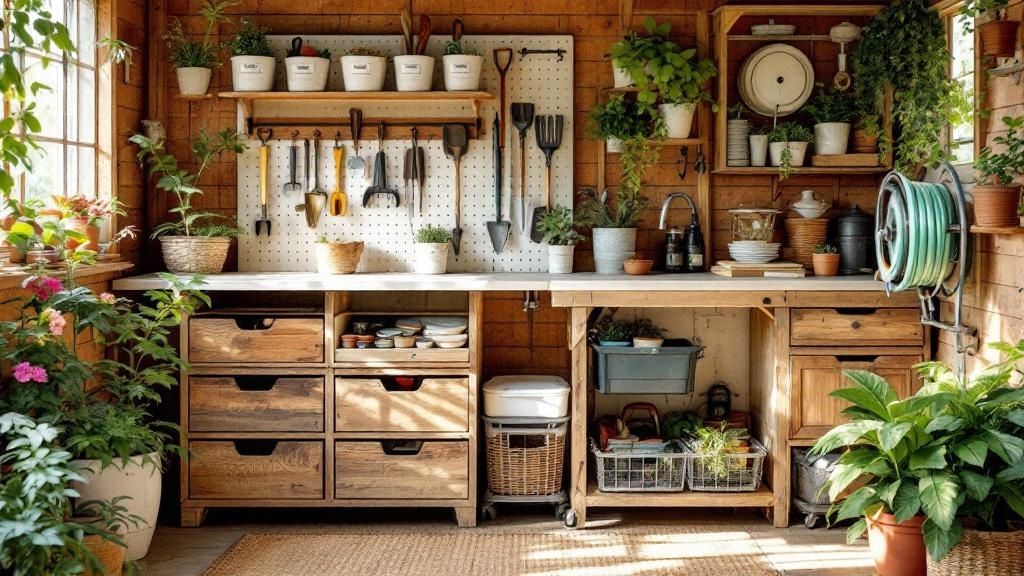 7 Creative Garden Tool Storage Ideas for 2025