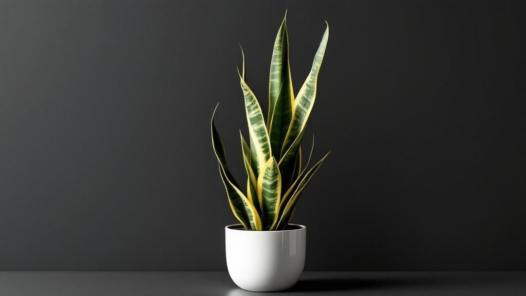 Snake Plant (Sansevieria trifasciata)